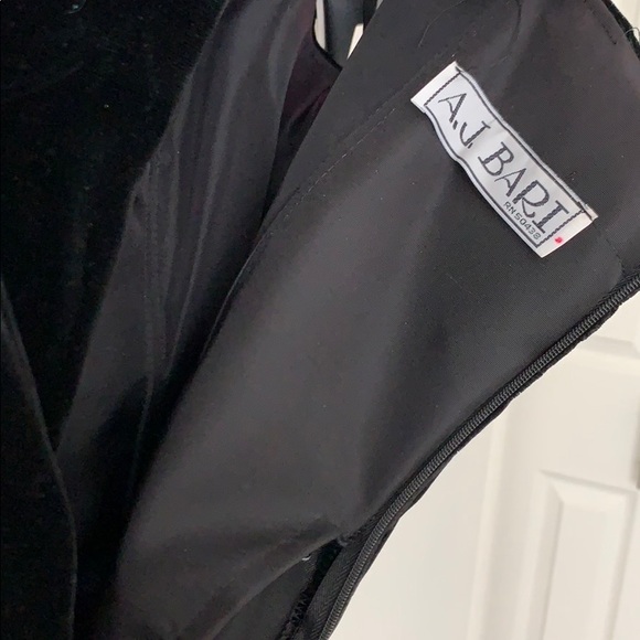 Vintage Black Velvet Sheath Dress - Picture 4 of 4